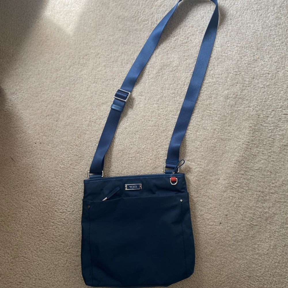 Tumi Navy Crossbody Bag